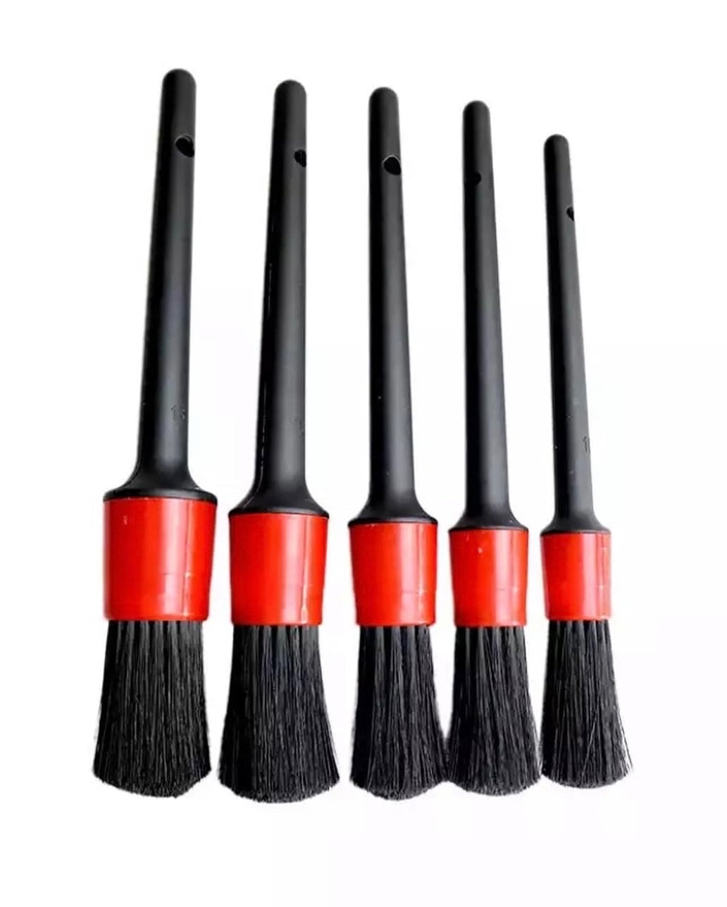 Kit de 5 Pinceles para Detailing Automotriz – Limpieza de Precisión